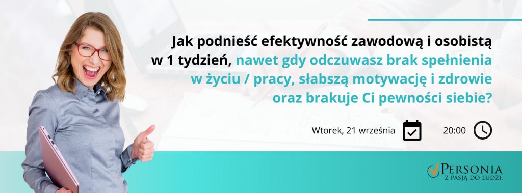 Szkolenie - efektywność zawodowa. Marta Woźny-Tomczak